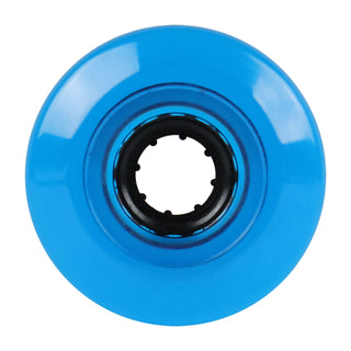 Blank Longboard Wheels 64mm x 40mm Clear Blue USA Rearset 78A