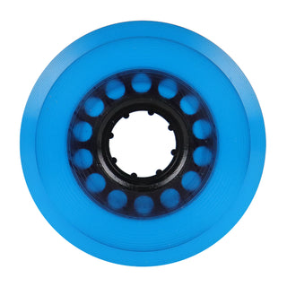 Blank Longboard Wheels 64mm x 40mm Clear Blue USA Rearset 78A