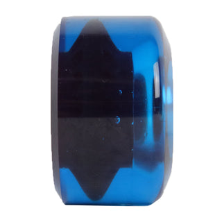 Blank Longboard Wheels 64mm x 40mm Clear Blue USA Rearset 78A