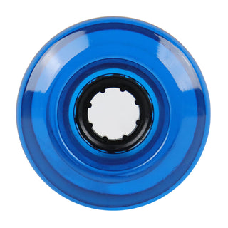 Blank Longboard Wheels 65mm x 42mm Clear Teal USA Offset 78A