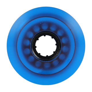 Blank Longboard Wheels 65mm x 42mm Clear Teal USA Offset 78A