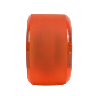 Longboard Wheels 70mm x 42mm 82A Stone Ground Clear Orange 4-Pack