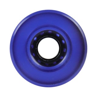 Longboard Wheels 70mm x 42mm 82A Stone Ground Clear Purple 4-Pack