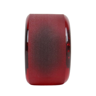 Longboard Wheels 70mm x 42mm 82A Stone Ground Clear Red 4-Pack