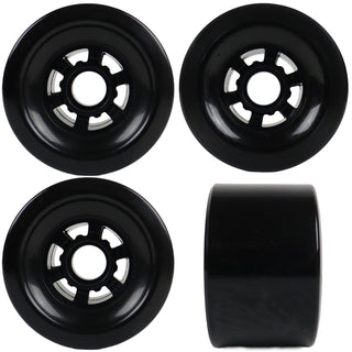 Longboard Wheels 83mm x 52mm 78A Black 4-Pack
