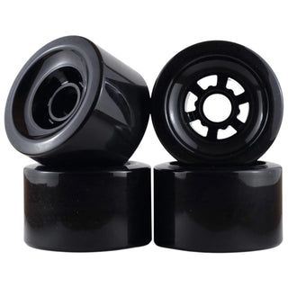 Longboard Wheels 83mm x 52mm 78A Black 4-Pack