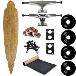 Moose Longboard Complete 9.25" x 46" Concave Cut Out Pintail Natural