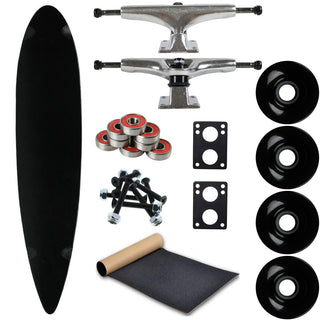 Moose Longboard Complete 9" x 43" Pintail Black