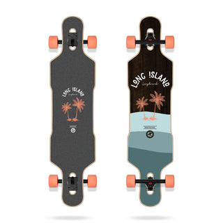 Long Island Longboards Stamp Drop Through 9.95" x 41.65"