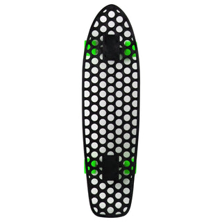 Lander Recycled Skateboard Cruiser Complete Rodeo 8.0" with 59mm Green Wheels