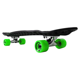 Lander Recycled Skateboard Cruiser Complete Rodeo 8.0" with 59mm Green Wheels