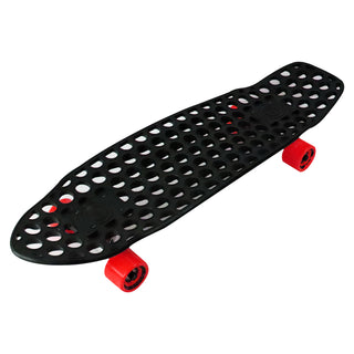 Lander Recycled Skateboard Cruiser Complete Rodeo 8.0" with 59mm Red Wheels