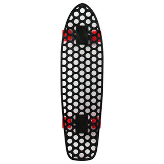 Lander Recycled Skateboard Cruiser Complete Rodeo 8.0" with 59mm Red Wheels