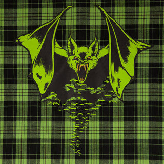 Creature Skateboards Longsleeve Shirt Bat Relic Flannel Green/Black