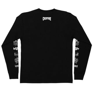 Creature Skateboard Longsleeve Shirt Resurrection XX Black