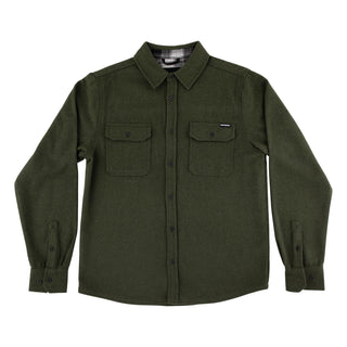 Independent Trucks Longsleeve Shirt Belmont Flannel Heather Forest