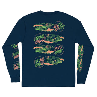 Santa Cruz Longsleeve Shirt Slasher Flip Navy