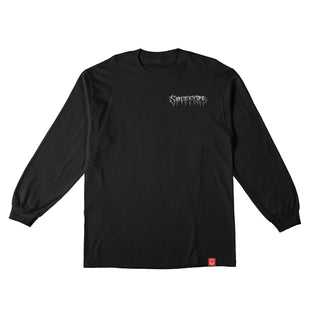 Spitfire Wheels Longsleeve Shirt Batwing Classic Black/White Black