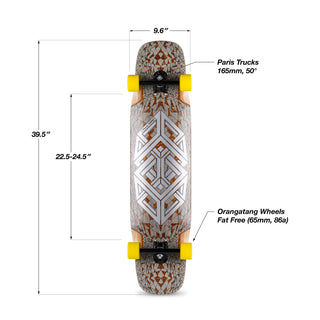 Loaded Longboard Complete Tesseract II Chroma 9.6" x 39.5"