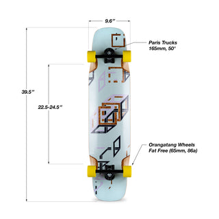 Loaded Longboard Complete Tesseract II Spectra 9.6" x 39.5"
