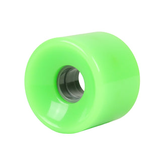 Longboard Wheels 65mm x 51mm 80A Neon Green 4-Pack