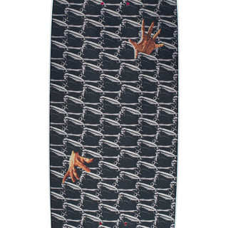 Hockey Skateboard Complete Lonliest Feeling Shaped Black 8.44" x 31.89"