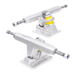 Lurpiv Skateboard Trucks Hollow Polished Silver 140 (8.1") Set of 2