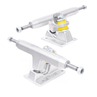 Lurpiv Skateboard Trucks Standard Polished Silver 140 (8.1") Set of 2