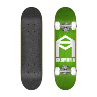 Sk8 Mafia Skateboard Complete House Logo Green Micro 6.0" x 23.5" Assembly