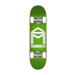 Sk8 Mafia Skateboard Complete House Logo Green Micro 6.0" x 23.5" Assembly