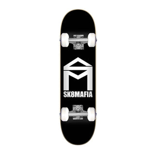 Sk8 Mafia Skateboard Complete House Logo Black Micro 6.0" x 23.5" Assembly