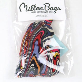 Mitten Bags Disc Golf Clay Grip Sack - Moisture Absorbing Bag - Psychedelic