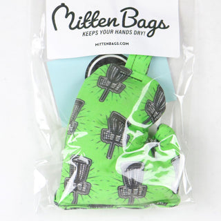 Mitten Bags Disc Golf Clay Grip Sack - Moisture Absorbing Bag - Green Basket