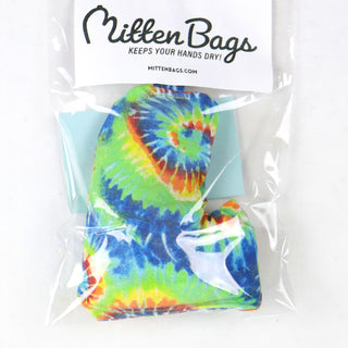 Mitten Bags Disc Golf Clay Grip Sack - Moisture Absorbing Bag - Tie Dye