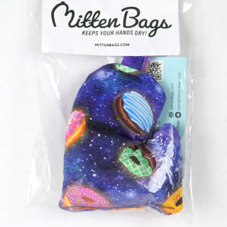 Mitten Bags Disc Golf Clay Grip Sack - Moisture Absorbing Bag - Space Donuts