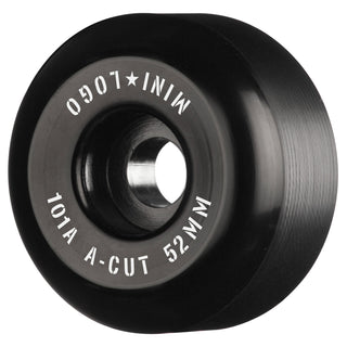 Mini Logo Skateboard Wheels 52mm A-Cut 101A Black