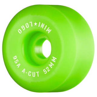 Mini Logo Skateboard Wheels 52mm Hybrid A-Cut 95A Green