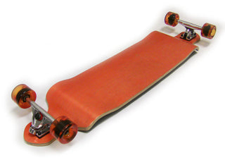 Orange DROP DOWN LONGBOARD Complete Skateboard DOWNHILL BOMBER SPEED BOARD