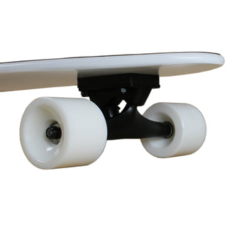 Moose Longboard Complete 9" x 40" Kicktail WHITE