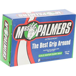Mrs Palmers Surfboard Wax Cold Single Bar