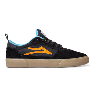 Lakai x Poler Skateboard Shoes Cambridge Black/Multi Suede