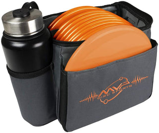 MVP Disc Golf Shoulder Bag - Cell Orange - Holds 12 Discs