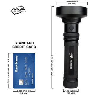 MVP Disc Golf UV Flashlight (XL) for Glow in the Dark Discs Night Disc Golf