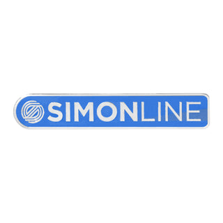Axiom Disc Golf Enamel Pin Simon Lizotte Simonline Pin Tag Blue