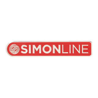 Axiom Disc Golf Enamel Pin Simon Lizotte Simonline Pin Tag Red