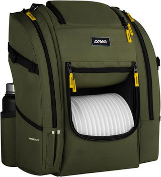MVP Discs Disc Golf Backpack Bag - Voyager Lite Backpack - Holds 20-22 Discs