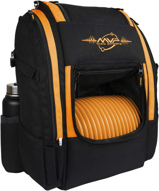 MVP Discs Disc Golf Backpack Bag - Voyager Lite Backpack Orange