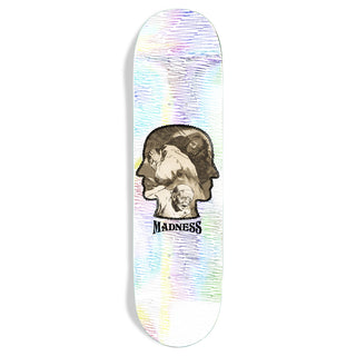Madness Skateboard Deck Jedd Mckenzie Demons White/Holographic 8.7" x 32.6"