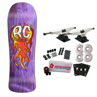 Madrid Skateboard Complete Rodney Cassell Fireball Purple 10" x 32"