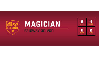 Discmania Disc Golf Active Glow Premium Magician Fairway Driver 6/4/0/2 Hat Stamp Magenta 170-175g